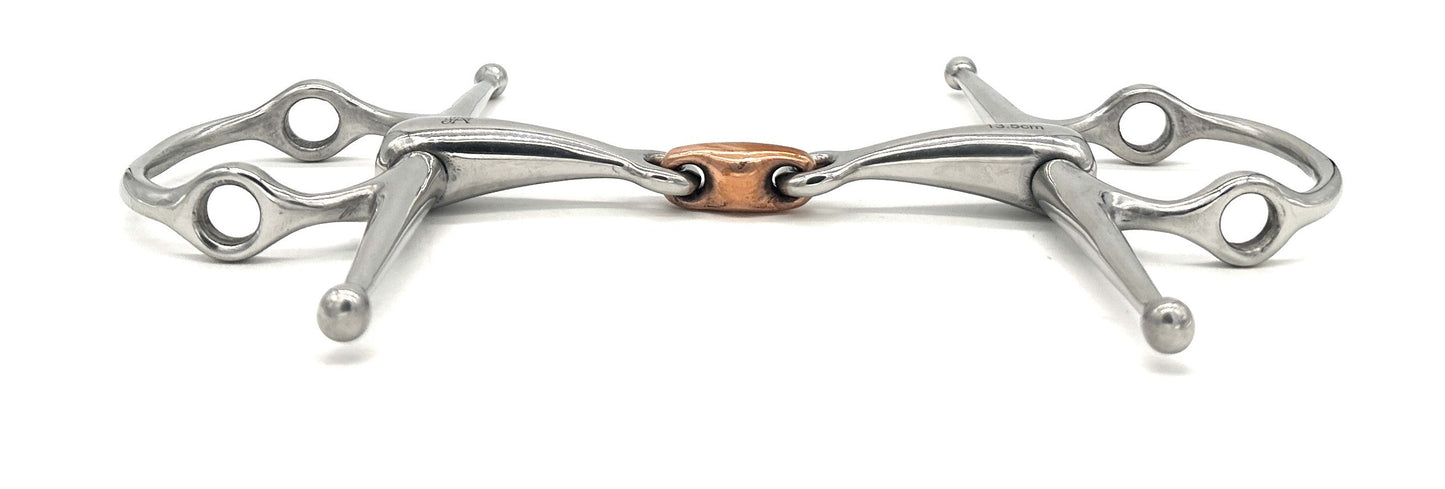 Double Jointed Copper Elliptical Nelson Gag