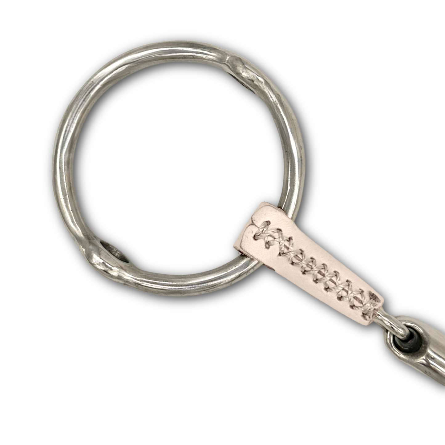 Double Jointed Leather Covered Loose Ring Gag