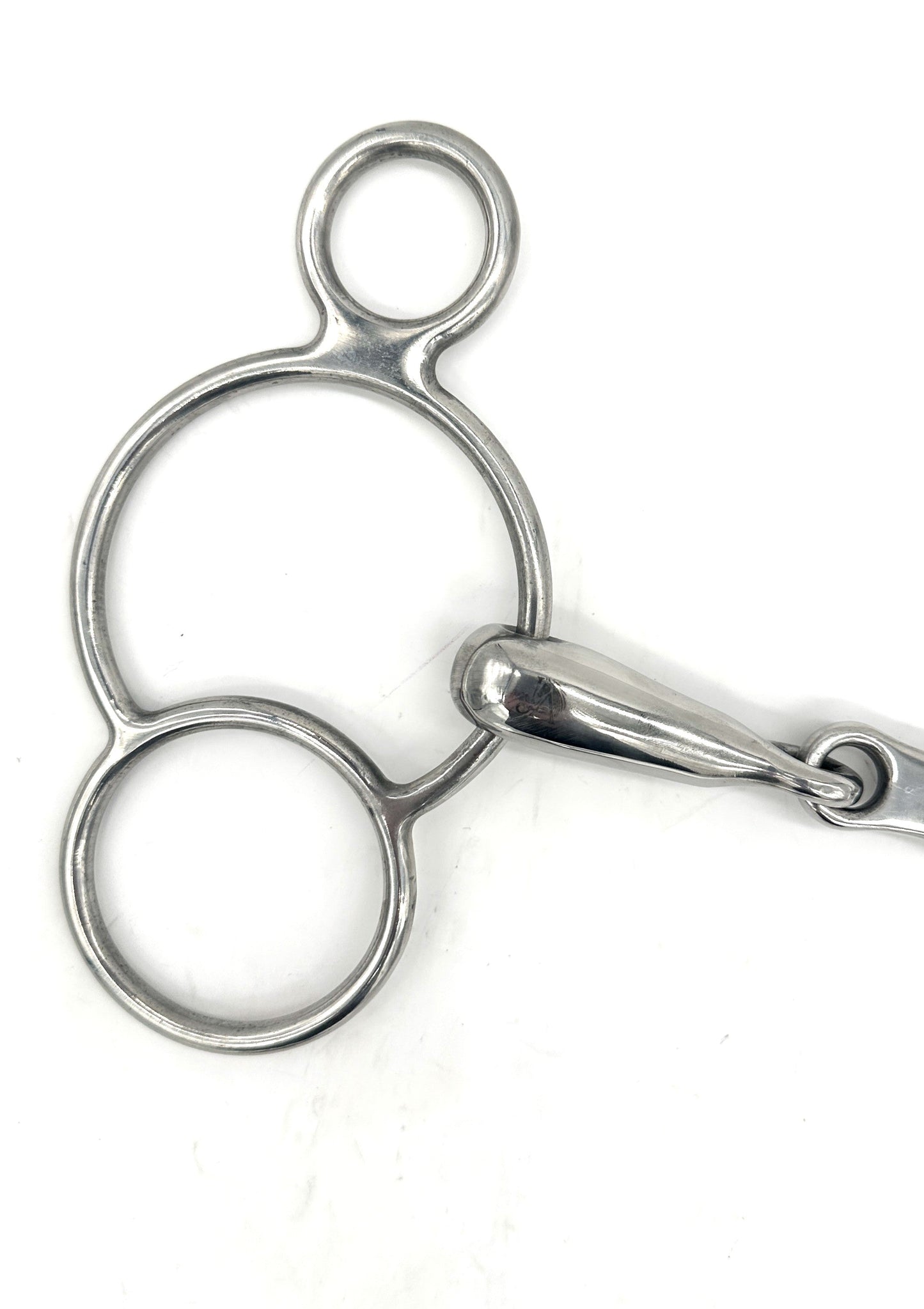 Hollow Mouth French Link Two Ring