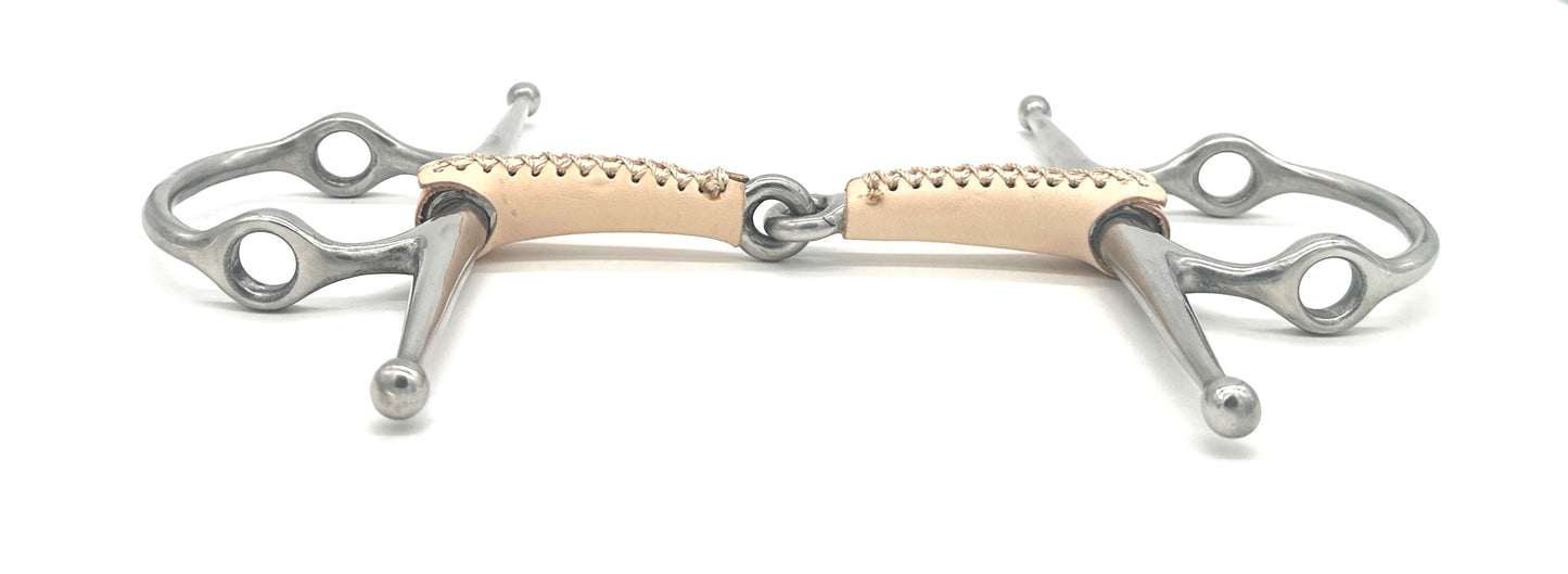 Single Joint Leather Covered Nelson Gag