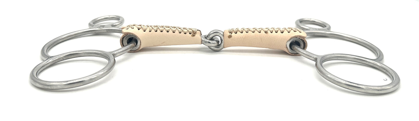 Single Joint Leather Covered Two Ring