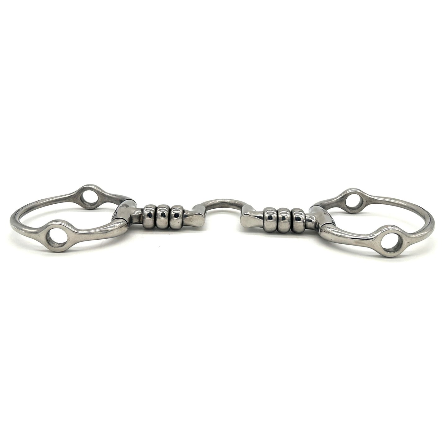Stainless Steel Cherry Roller Fixed Gag with Low Correction Port Bit