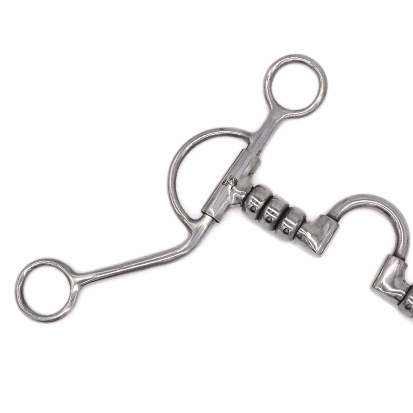 Stainless Steel Cherry Roller Training Shank with Low Correction Port