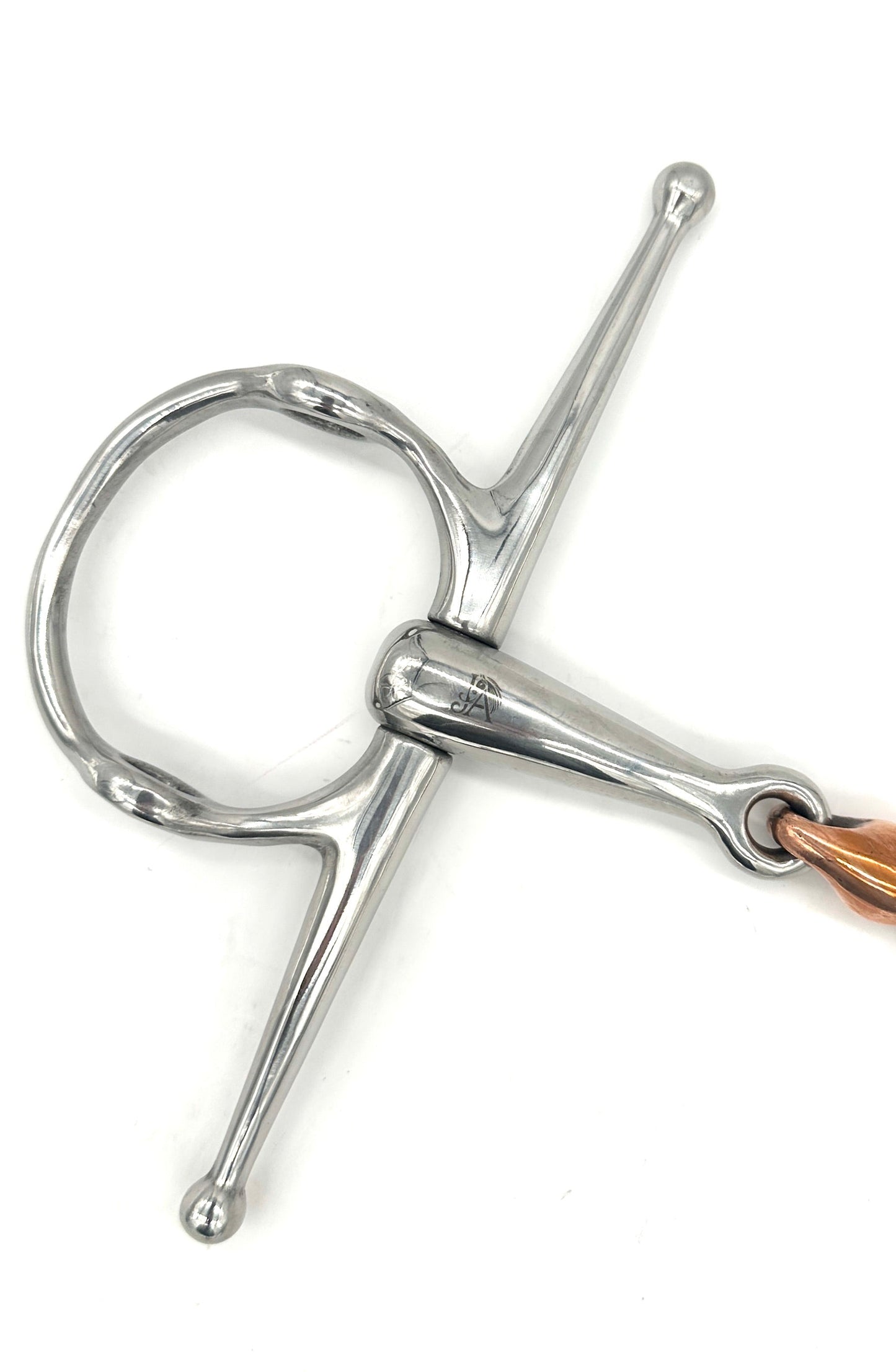 Double Jointed Copper Elliptical Nelson Gag