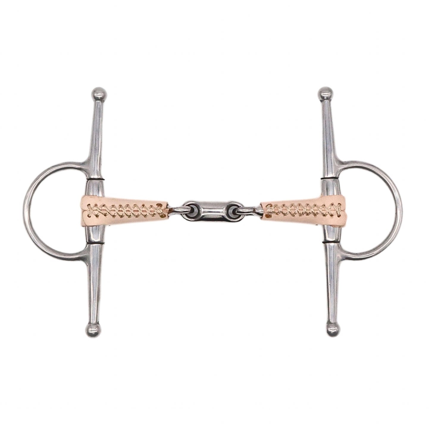 Double Jointed Leather Covered Full Cheek