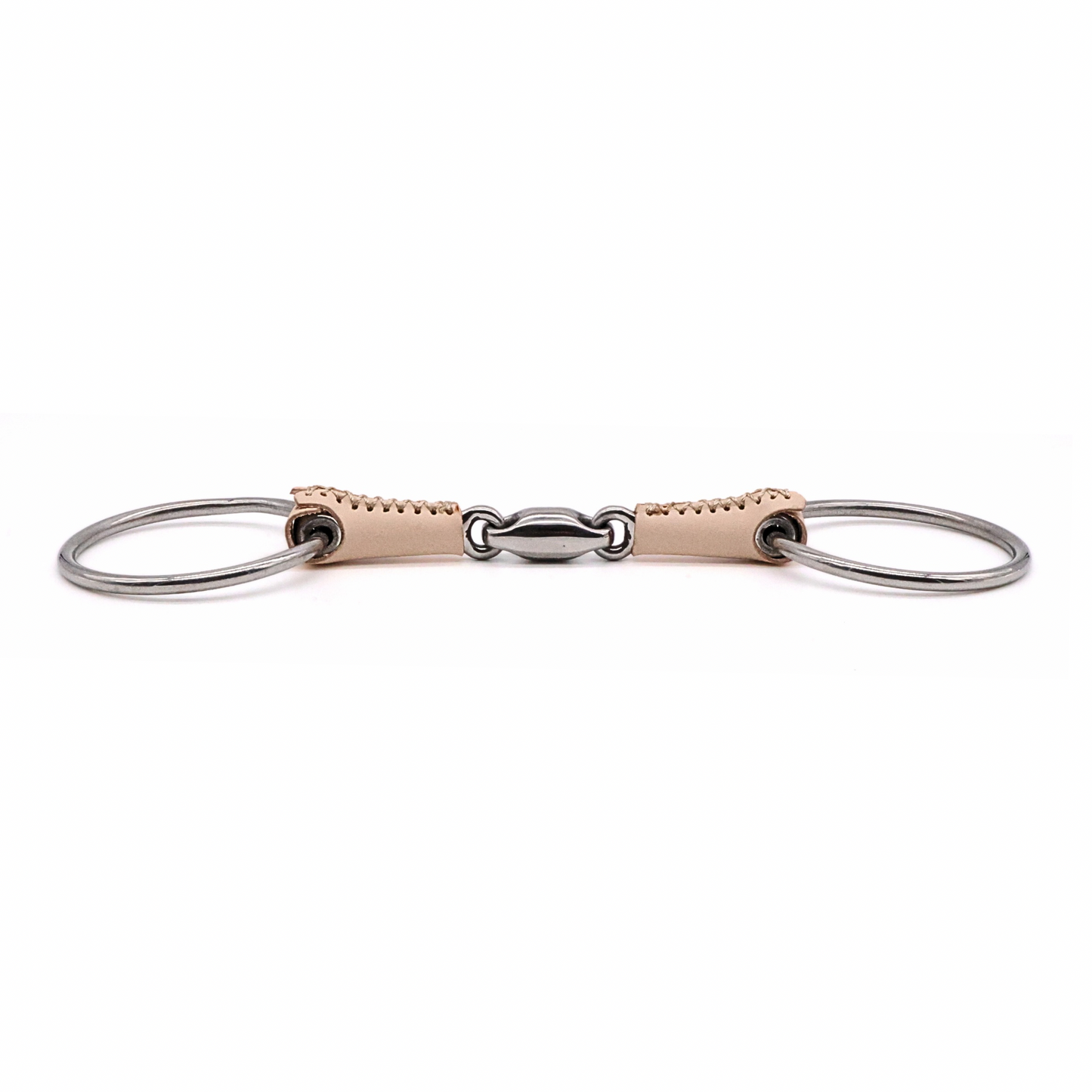 Double Jointed Leather Covered Loose Ring