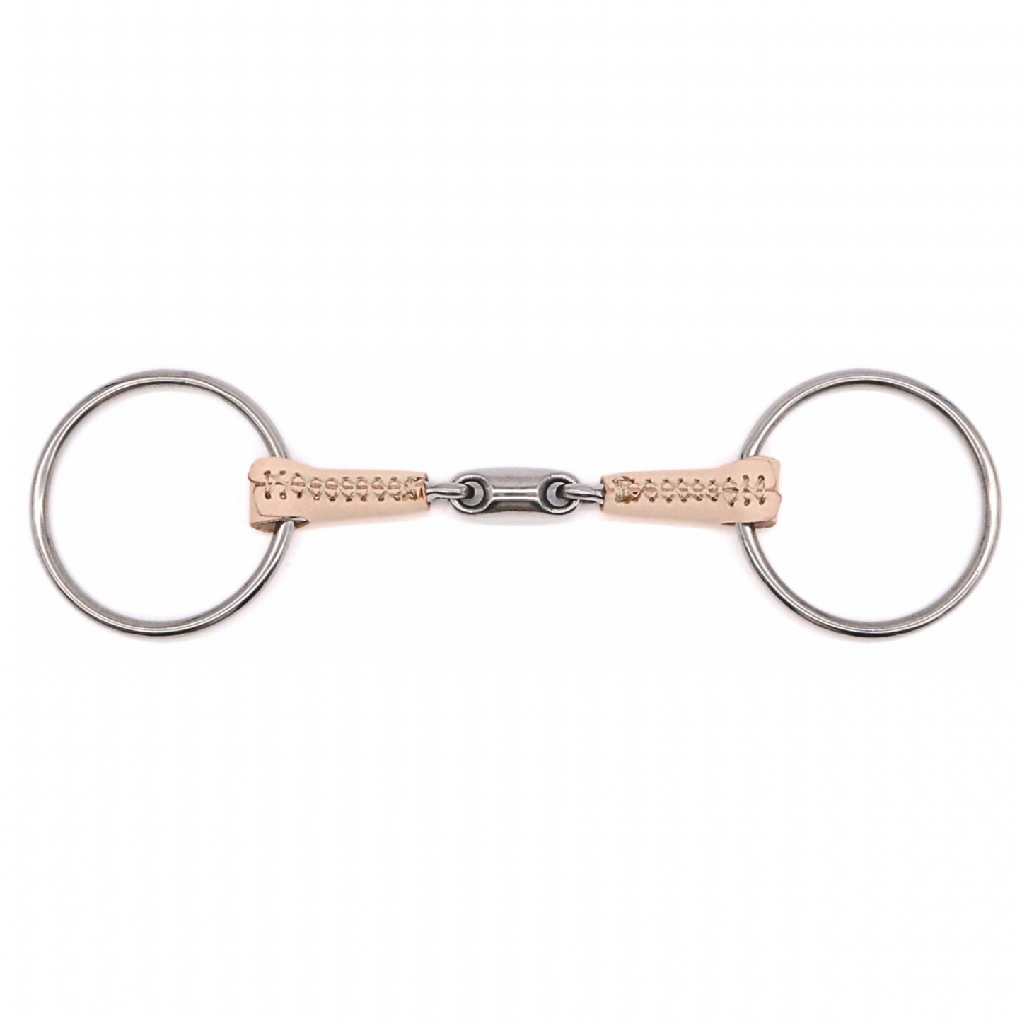 Double Jointed Leather Covered Loose Ring