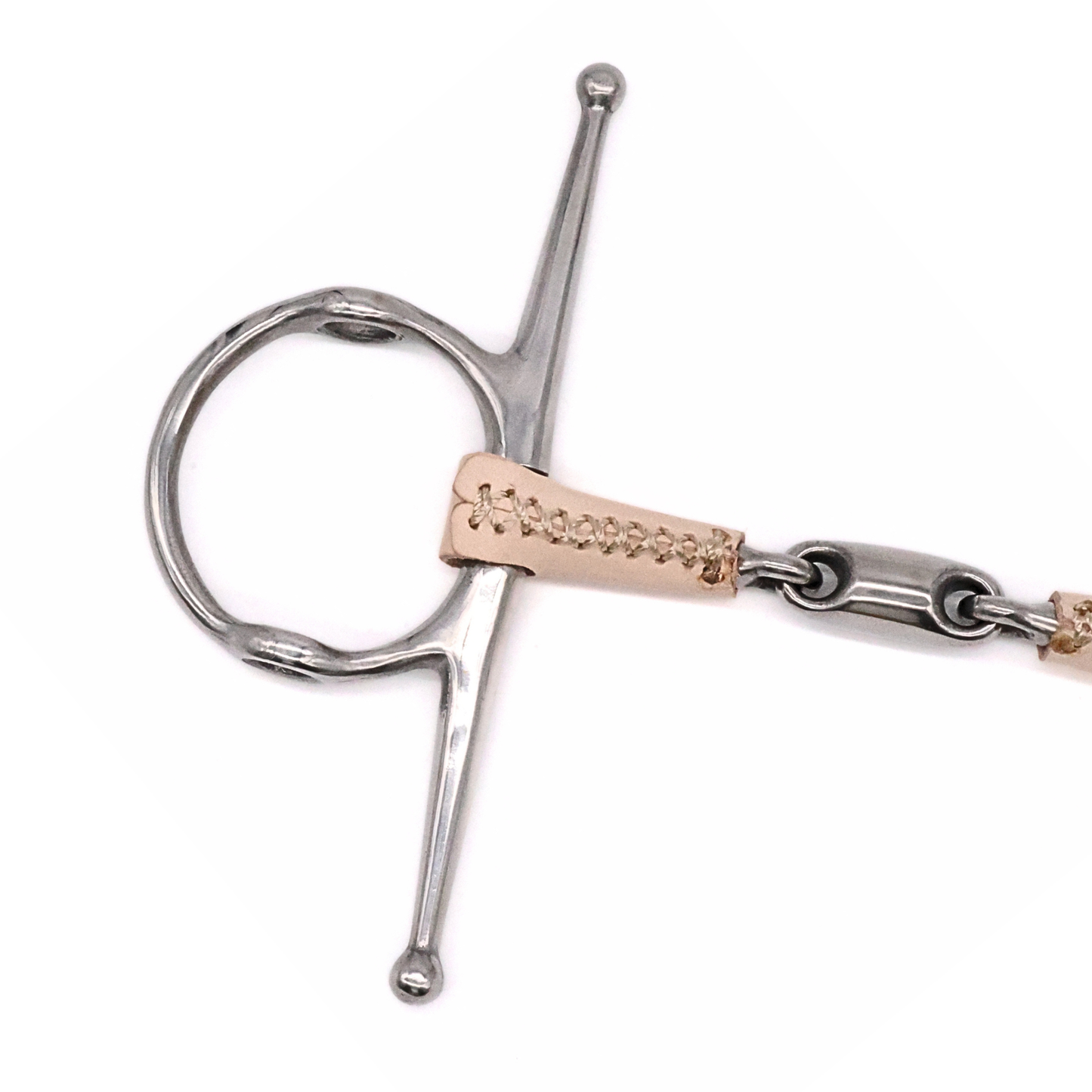 Double Jointed Leather Covered Nelson Gag