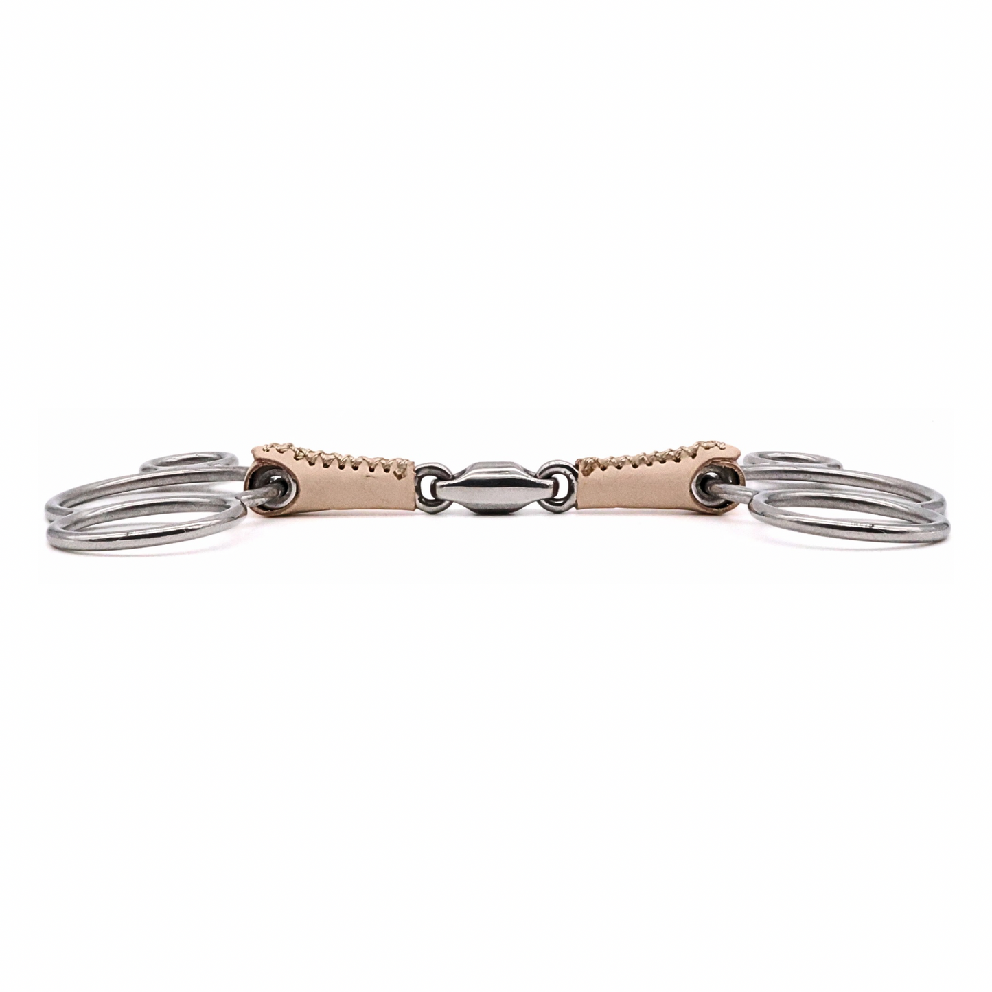 Double Jointed Leather Covered Two Ring