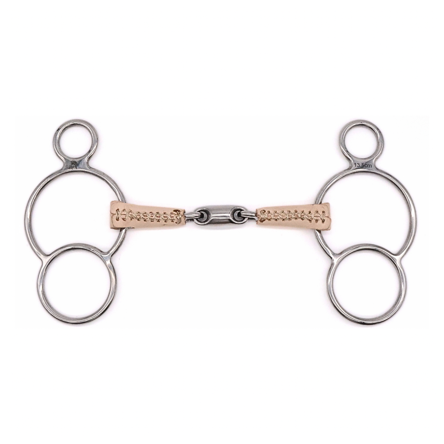 Double Jointed Leather Covered Two Ring
