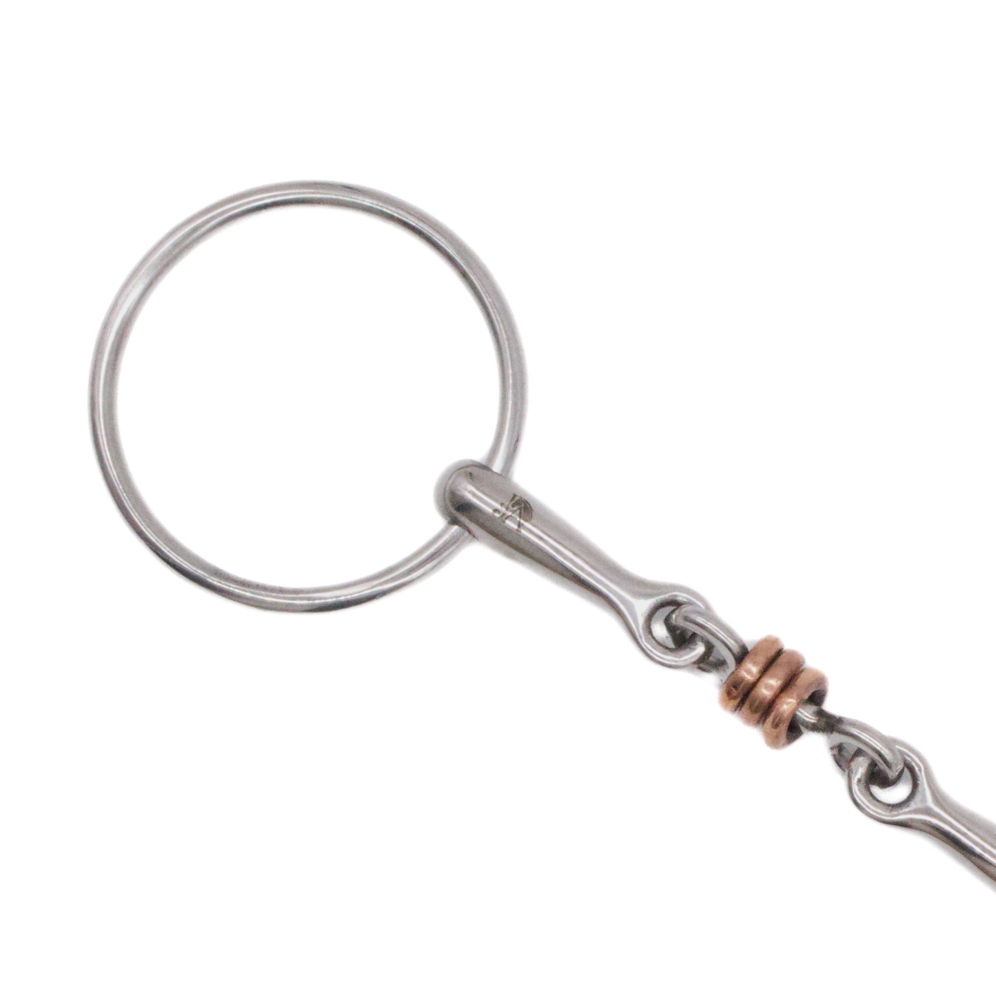 Double Jointed Triple Copper Roller Loose Ring