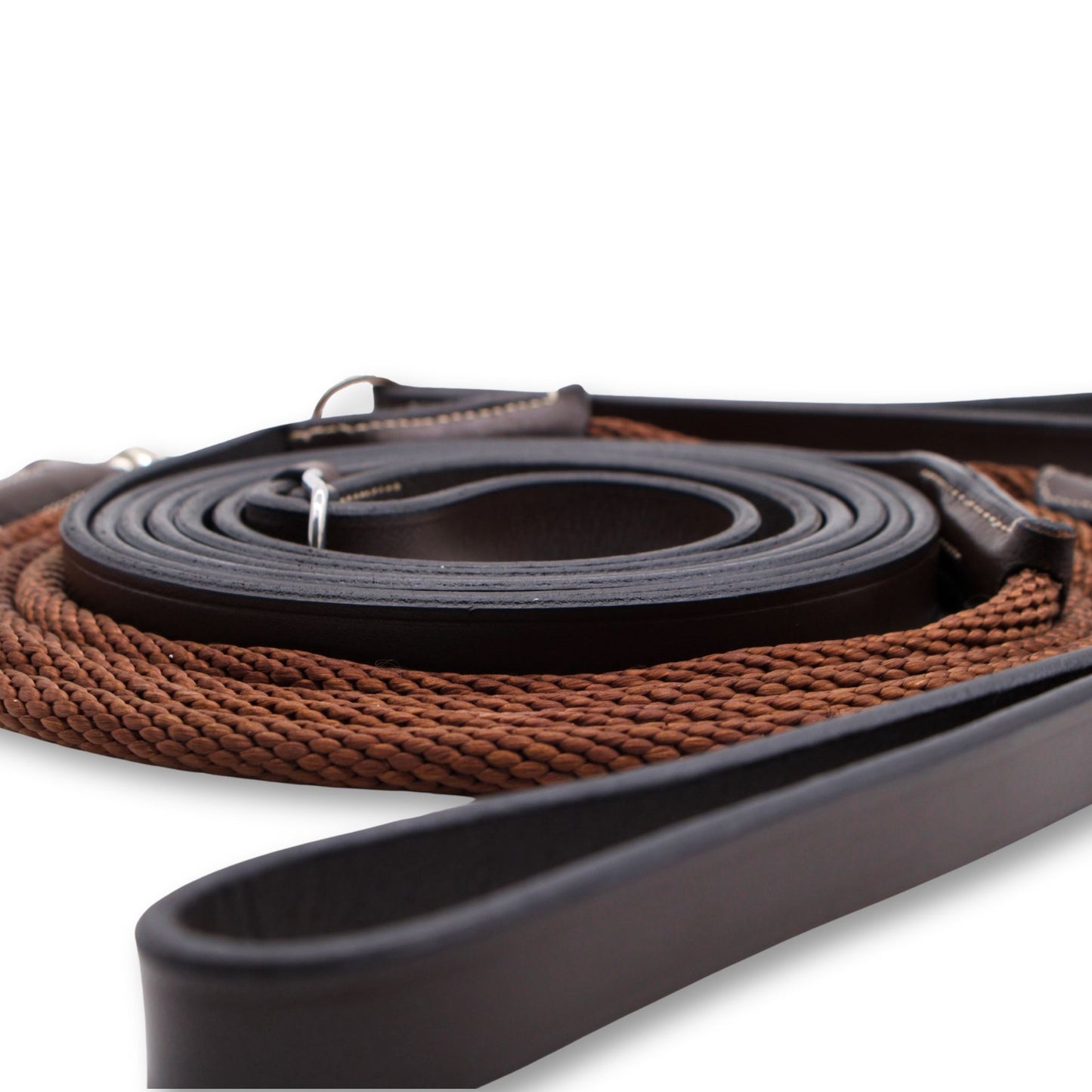 Draw Rein with Leather and Cord
