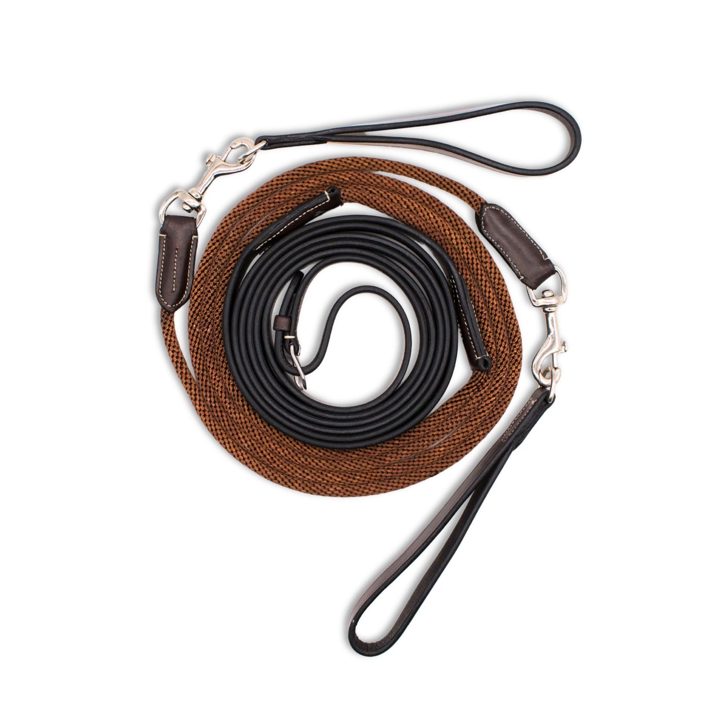 Draw Rein with Leather and Cord