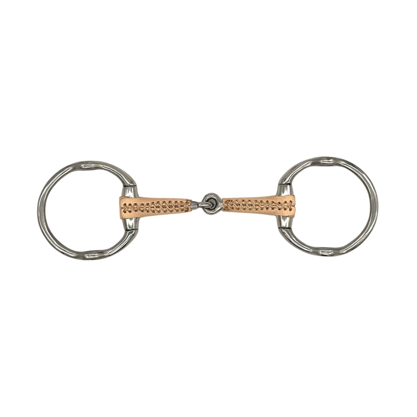Single Joint Leather Covered Fixed Gag