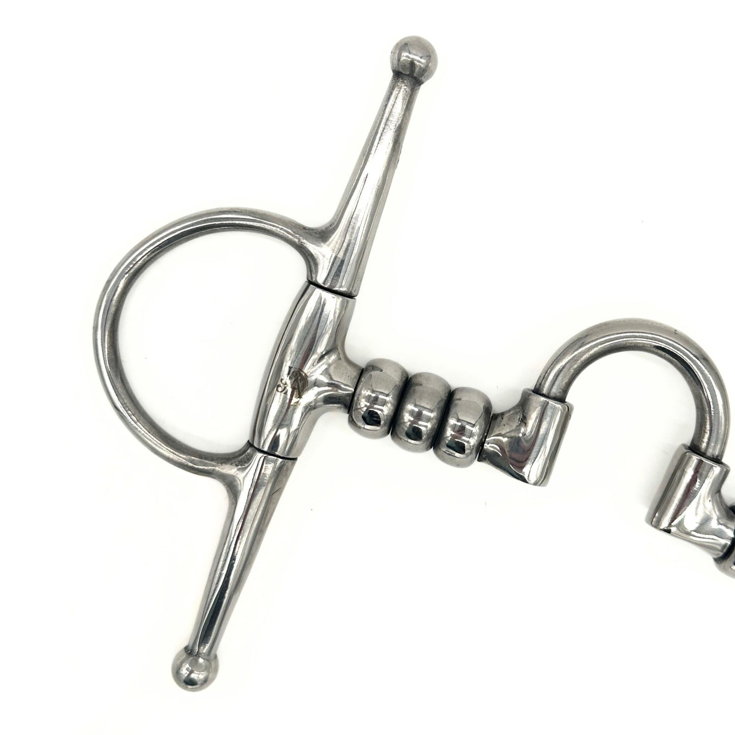 Stainless Steel Cherry Roller Full Cheek w/ Low Correction Port