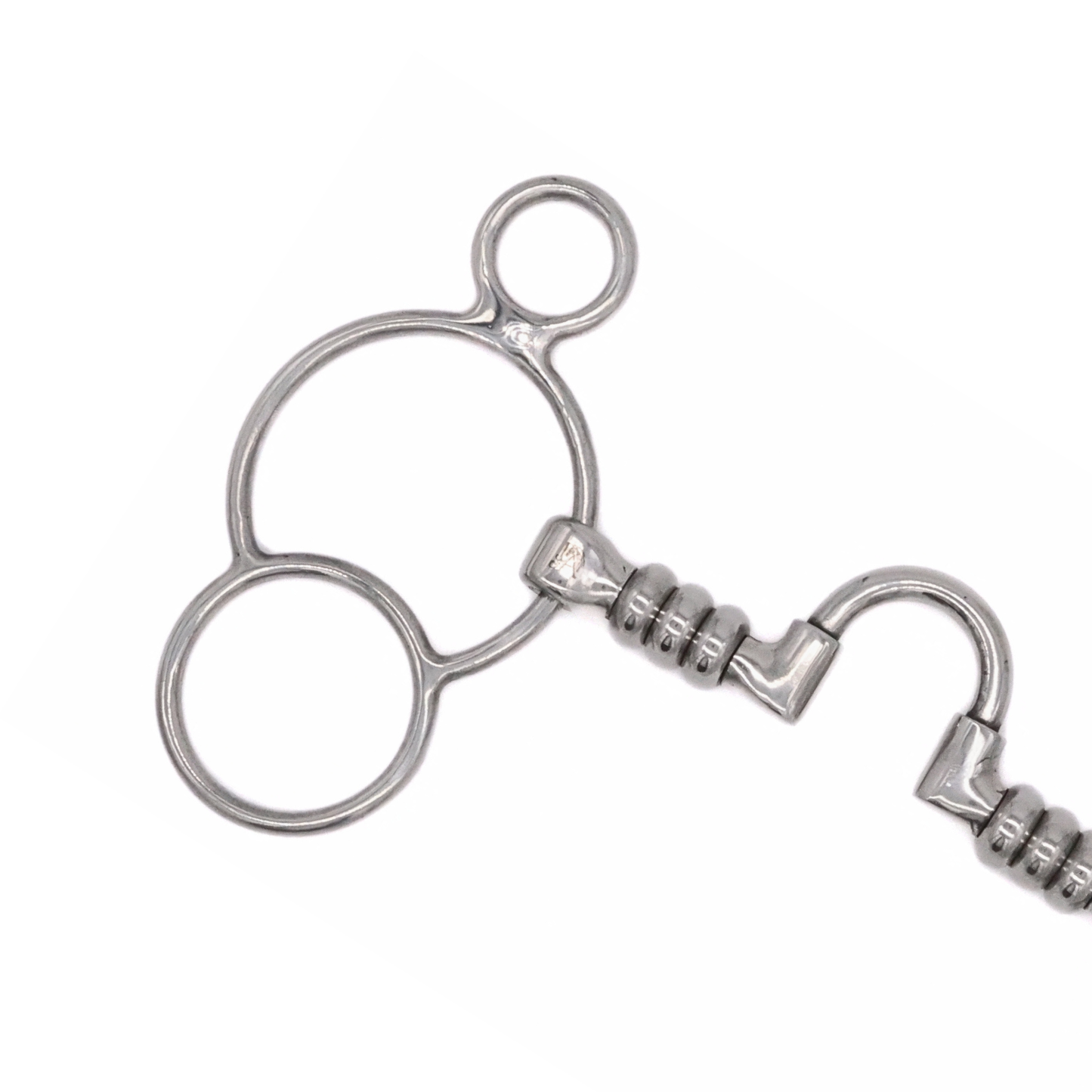 Stainless Steel Cherry Roller Two Ring with Low Correction Port