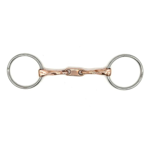 Twisted Copper Loose Ring with Dr. Bristol Link