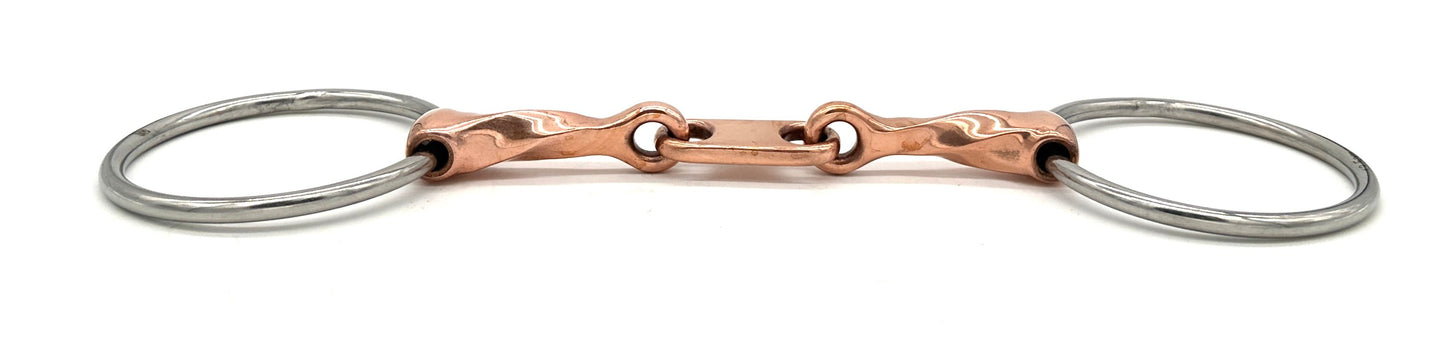 Twisted Copper Loose Ring with Dr. Bristol Link