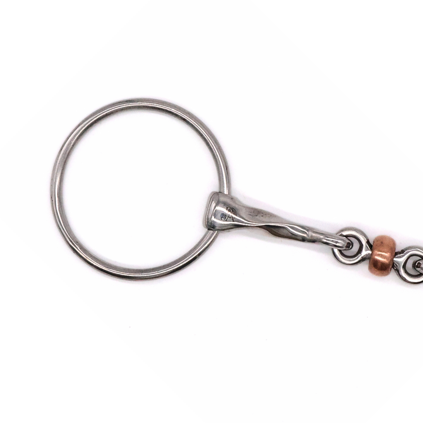 Twisted Copper Roller Loose Ring