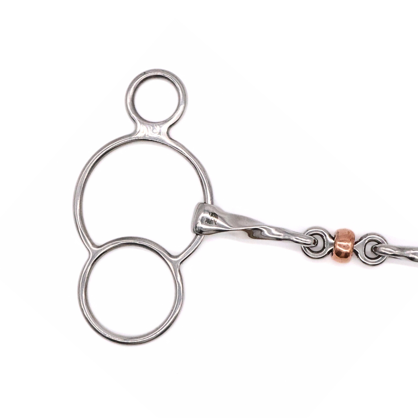 Twisted Copper Roller Two Ring