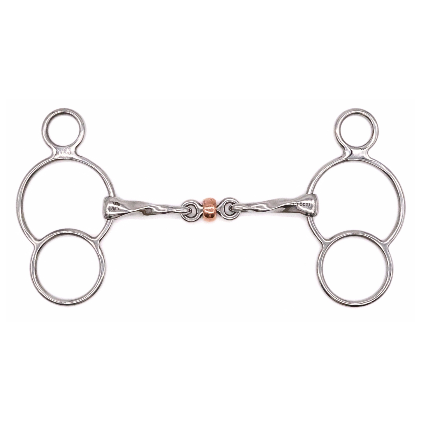 Twisted Copper Roller Two Ring