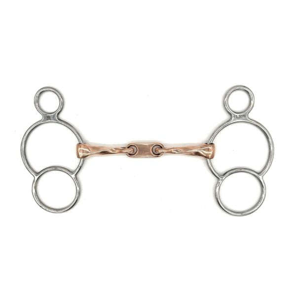 Twisted Copper Two Ring with Dr. Bristol Link
