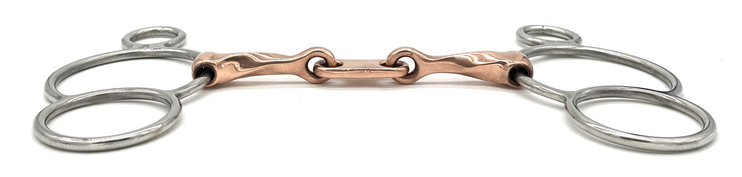 Twisted Copper Two Ring with Dr. Bristol Link