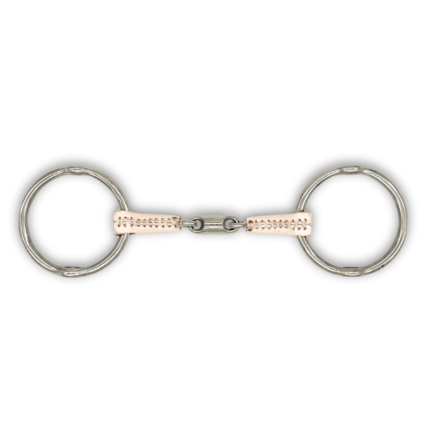 Double Jointed Leather Covered Loose Ring Gag